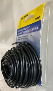 Cable primario Calterm (50187) 12 voltios automático marino 18 AWG 40' negro - Imagen 1 de 6