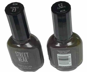 2 bottles Revlon Street Wear Nail Color SHMUTZ # 23 RARE 1/2 oz - Picture 1 of 1