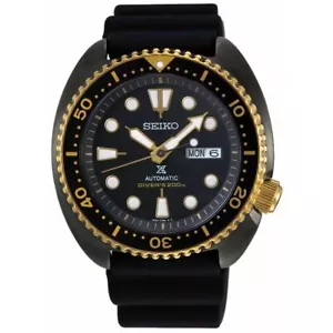 Neu Seiko Prospex SRPD46K1 Turtle Gold Schwarz Automatik Herrenuhr Sonderedition - Bild 1 von 2