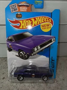 2015 Hot Wheels #19 HW City-HW Performance '69 Dodge Charger 500 Purple Variant  - Picture 1 of 4
