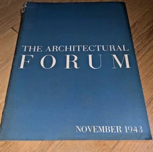 November 1943 ARCHITEKTURFORUM Magazin Medical Bldgs / Albert Mayer & John Whittlesey - Bild 1 von 12