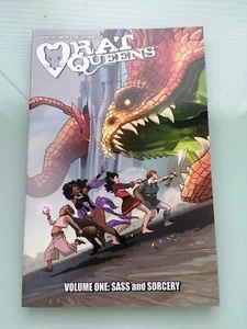 RAT QUEENS Volume One: Sass and Sorcery - Graphic Paperback Novel 2nd Print  - Picture 1 of 1
