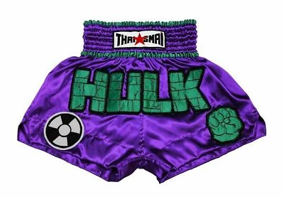 The Hulk Muaythai Shorts Muay Thai Mma K1 UFC Kick Boxing Shorts Costume Cartoon - Image 1 of 2