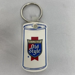 Portachiavi birra vecchio stile portachiavi vintage pieghevole plastica forma lattina birra - Foto 1 di 3