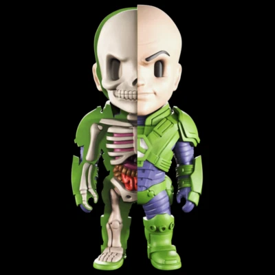 XXRAY x DC COMICS LEX LUTHOR DISSECTED VINYL ART FIGURE (10cm) [NEW] — 第 1/4 张图片
