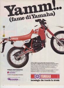 advertising Pubblicità-MOTO YAMAHA DT 125 LC 1986  MOTOGIAPPONESI ENDURO VINTAGE