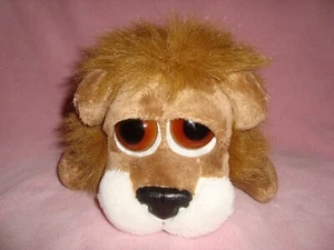Russ Peepers Lion CARNIE 8" long x 4.5" tall Plush & Beans - Imagen 1 de 5