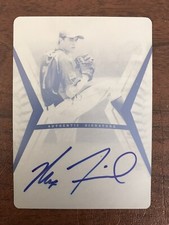 2012 Leaf Ultimate Draft Printing Plate Max Fried ROOKIE RC AUTO 1/1
