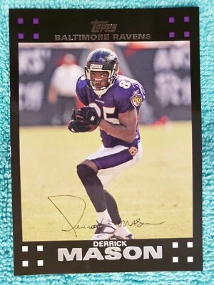 2007 TOPPS DERRICK MASON #120 BALTIMORE RAVENS - Image 1 of 4
