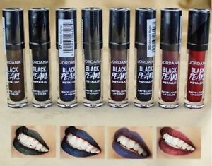 Jordana Black Pearl Metallic Matte Liquid Lip Color  Sealed 