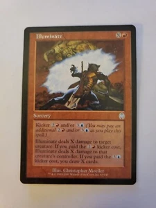 MTG Magic The Gathering Card Illuminate Sorcery Red Apolcalypse 2001 - Picture 1 of 2