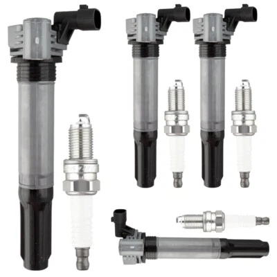 4x bobinas de encendido + 4x bujías de iridio 3144 para Fiat 500 1.4 UF649 2012-2016 Foto 1 de 4