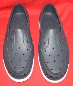 SPERRY SCARPE DA BARCA IMPERMEABILI UOMO TOP-SIDER GOMMA PLASTICA BLU NAVY 14 - Foto 1 di 8