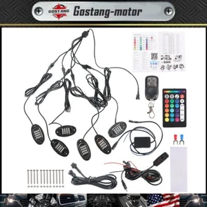 Luces de roca LED RGB inalámbricas APP persecución de música todoterreno ATV 12V 6 cápsulas - Imagen 1 de 12