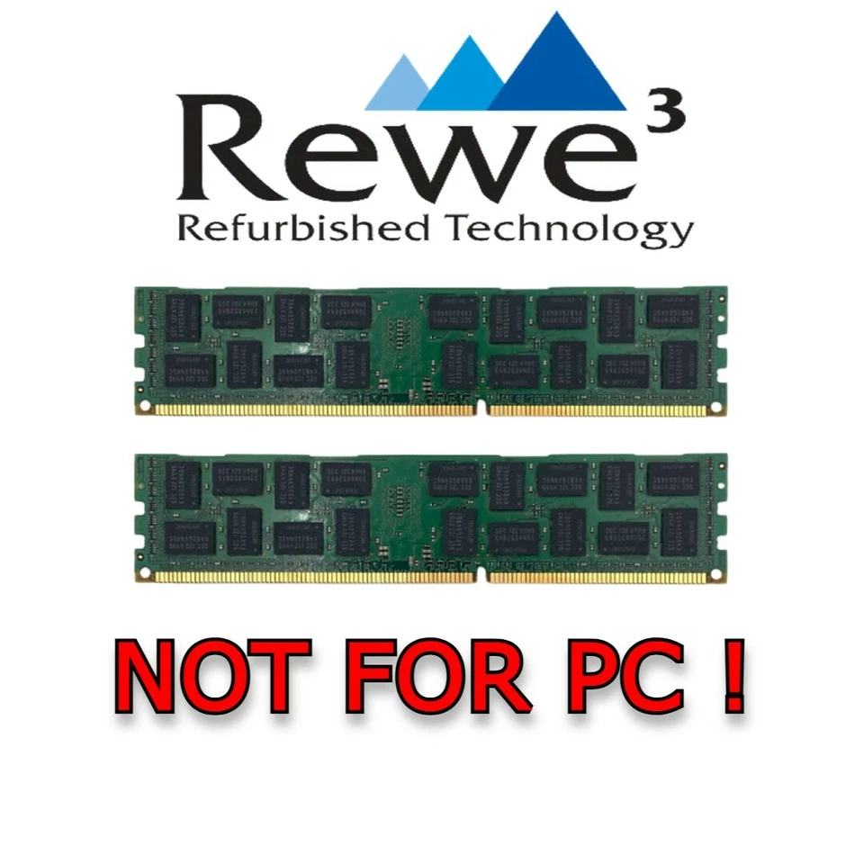 LOTTO RAM 16GB (2x 8GB) SAMSUNG PC3-10600R 2Rx4 ECC REG 1333MHz (NON PER PC !!!) - Immagine 1 di 1
