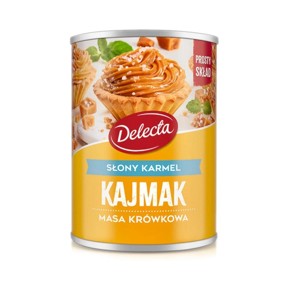 6x Delecta Kajmak 400g - Pasta di Caramello Salata per Torte e Torte (2,4 kg) - Immagine 1 di 1