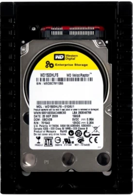 Hard Drive WD VelociRaptor WD1500HLFS 150GB 10000U/Min 16MB SATA II 3.5'' Inch - Image 1 of 3
