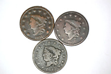 Trio of Coronet Head Large Cents- 1817, 1831, 1835
