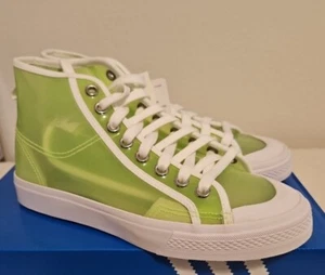9.5 - Adidas Nizza Clear Green Womens Shoes FW9942 - NEW - Picture 1 of 15