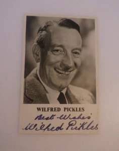 Wilfred Pickles Actor and Radio Presenter Original Autograph - Picture 1 of 2