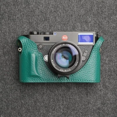 Real Leather Camera Bag Protect Case Cover Grip For Leica M10 M10-P M10P M-D - Image 1 of 4