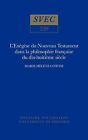 L'Exgse du Nouveau Testament dans la philosophie franaise du XVIIIe sicle by Mar