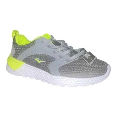 Everlast Niños Buster Zapatos Atléticos Gris Amarillo Espuma con Memoria 1M Nuevos Foto 1 de 4