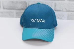 Boeing 737 MAX Blue Rollout Baseball Hat Cap Logo Airline Plane - Picture 1 of 5