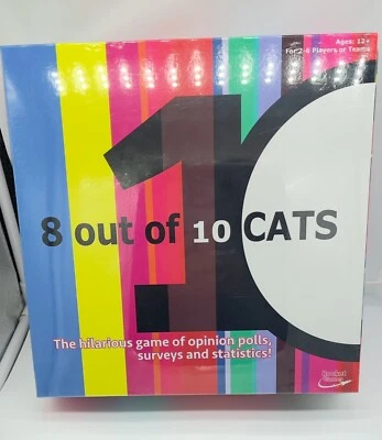 New Sealed  8 Out of 10 Cats Board Game by Rocket Games New & Sealed - Image 1 of 4