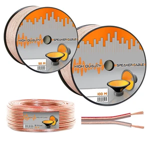 Câble de haut-parleur 2 x 0,75/1,5/2,5/4,0 mm2 câble de boîtier câble audio Hifi câble LS - Photo 1/16
