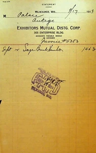 Exhibitors Mutual Distributing Co 17 de septiembre de 1919 Una película Hamlet Sage Brush - Imagen 1 de 1