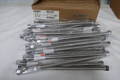 25xPack 18" Braided Stainless Steel Water Heater Lines Connectors 3/4" FIP x 3/4 - Image 1 of 4