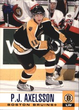 2003-04 (BRUINS) Pacific Blue #23 P.J. Axelsson/250
