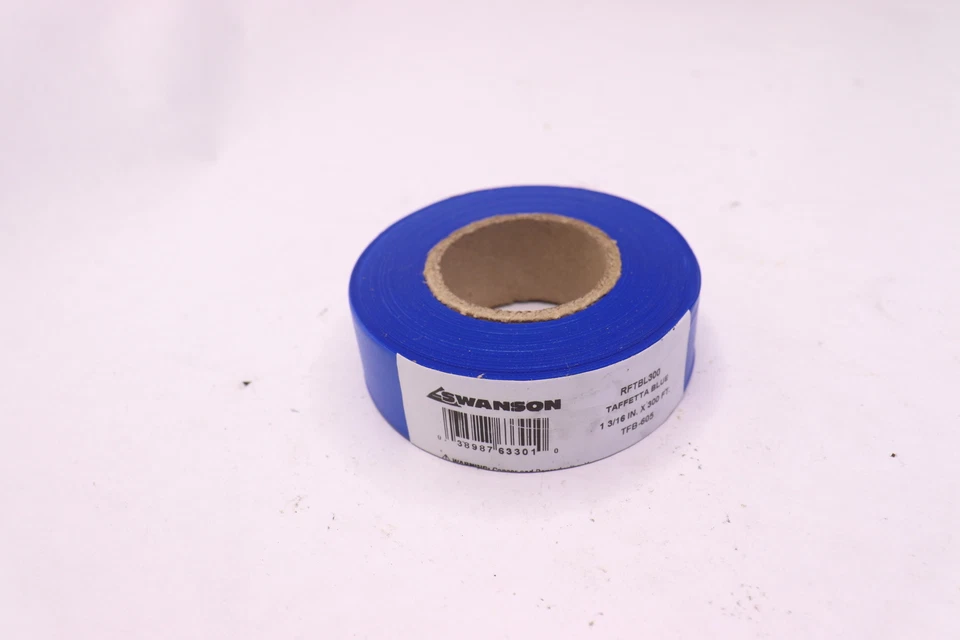 Swanson Flagging Tape Blue 1-3/16" x 300 Ft. RFTBL300 - Image 1 of 1