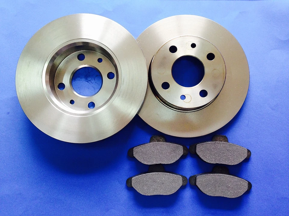 KIT DISCHI FRENO + PASTIGLIE   LANCIA Y ELEFANTINO BLU BENZINA 1.1 1.2 8V - Immagine 1 di 1