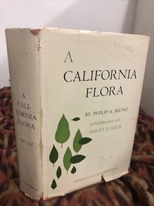 A CALIFORNIA FLORA Keck Munz Hardcover 1970 Botany Vintage - Picture 1 of 14