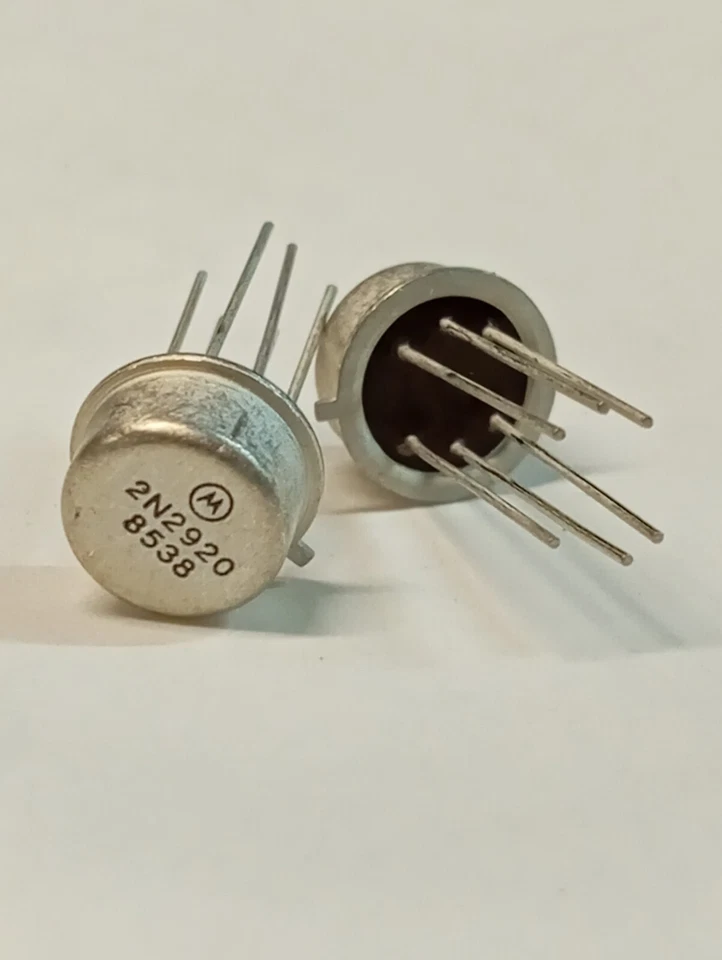 MOTOROLA/RTC/SGS/AUTRE 2N2920 transistor 2N 2920 NOS Lot 2 Pcs F6h31/5