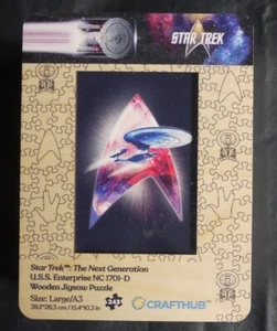 Star Trek: The Next Generation - Holzpuzzle - 243 Teile - Brandneu - Bild 1 von 3