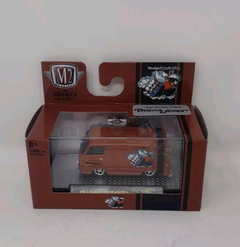 M2 1967 DODGE A100 PANEL VAN LIGHT BROWN COLOR AND MINI LIGHT WHEELS S101-21-78 - Imagem 1 de 1