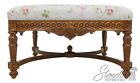 61203EC: KINCAID Large French Style Newly Upholstered Ottoman Table