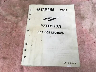 2009 Yamaha R1 YZFR1Y (C) YZF-R1 Genuine Service Manual Vintage Ahrma MX Calvmx - Изображение 1 из 3