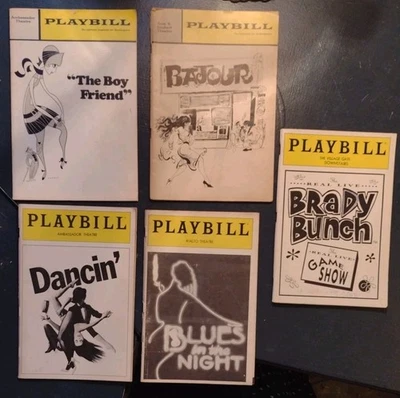 Lot of 5 PLAYBILLS - Image 1 of 4