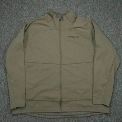 KUIU Jacket Mens 3XL Green Peloton 240 Full Zip Pockets Wind Resistant Fleece - Image 1 of 4