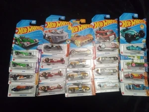 Hot Wheels 20 Car Lot Christmas Deals  Non Perfect cards - Picture 1 of 6