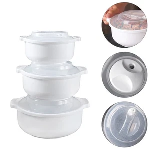 3pcs Fresh-keeping Food Storage Containers Microwave Refrigerator Meal Container - Picture 1 of 12