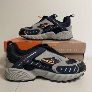 2003 NEW Nike Youth Terra Sebec V Zip 5YM ACG Navy Grey Orange Box Vintage Y2K - Picture 1 of 14