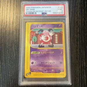 PSA 9 Pokemon Mr. Mime 043 The Town on No Map 1st Edition Japanese Card 2002 - Picture 1 of 2