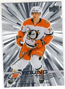 Ion Moore 2025/6 Upper Deck Young Gun SiLVER OUTBURST Anaheim Ducks - Picture 1 of 1