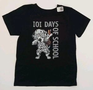 Port & Co. 101 Days School Dalmatian Dog Teachers Gift Unisex T-Shirt Youth (4T) - Picture 1 of 6