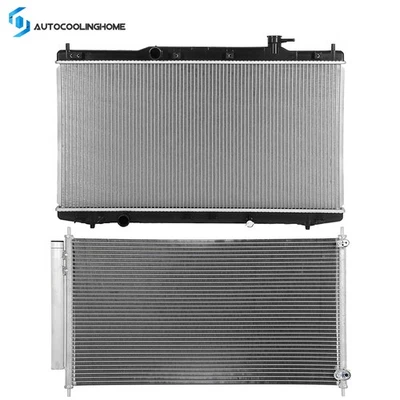 Radiador de refrigeración y condensador de aire acondicionado para Honda Accord 2013 2014 2015 2016 2017 Foto 1 de 4